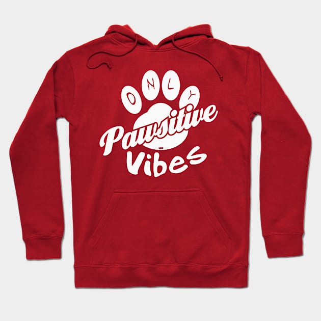 Only pawsitive vibes Hoodie by beangrphx